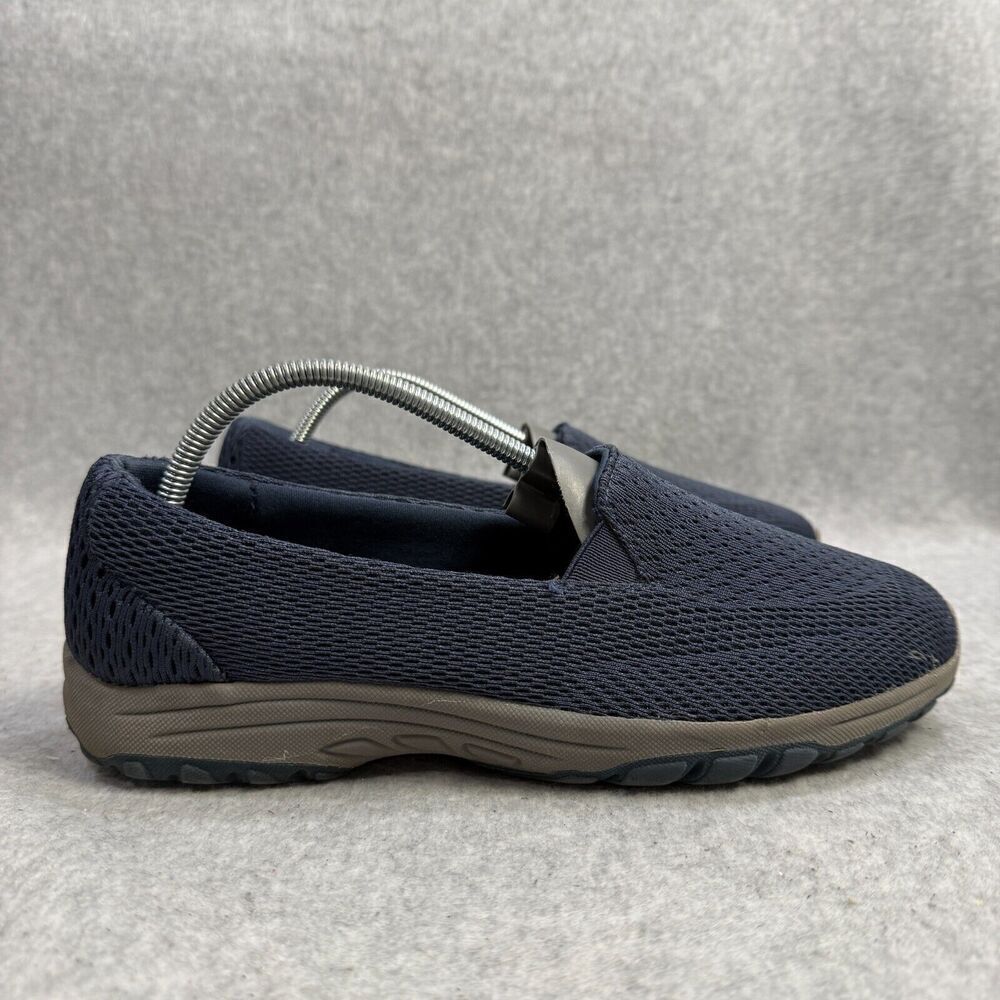 Skechers Shoes Womens Size 8 Relaxed Fit Blue Slip On‎ Comfort Sneakers 158380 - Picture 4 of 9